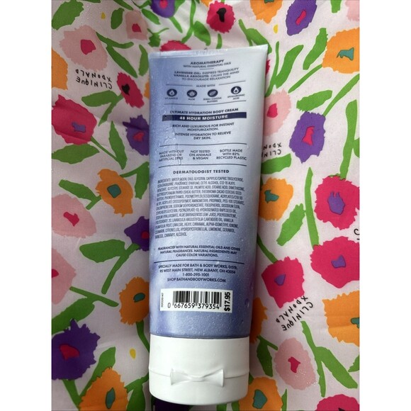 Bath & Body Works LAVENDER VANILLA  Body Cream NEW LOOK - Picture 2 of 2